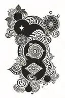 henna tattoo design idea