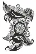 henna tattoo design idea