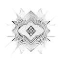 A sales graph transforming into soundwaves tattoo design idea