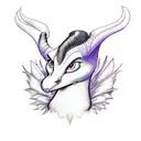 maleficent tattoo design idea