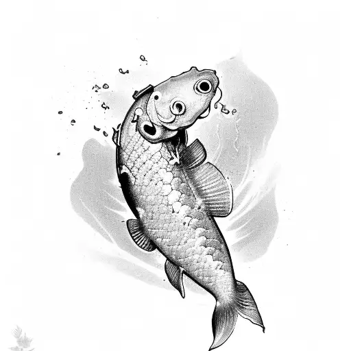 Koi Fish tattoo design idea