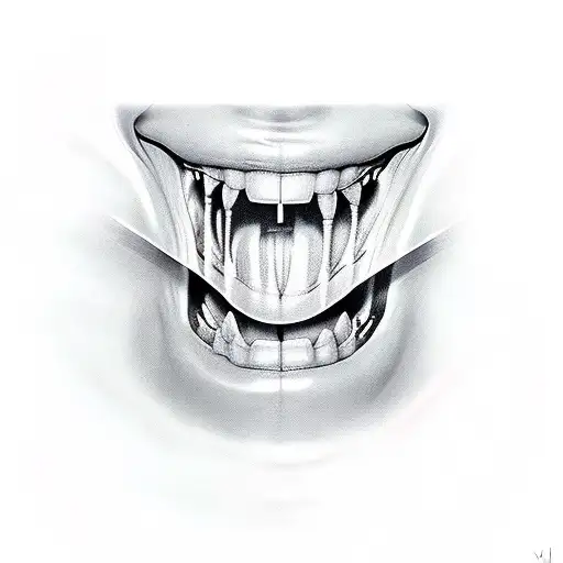madevil dentist fear tattoo design idea