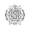 Intuition symbol tattoo design idea
