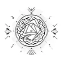 Intuition symbol tattoo design idea