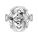 Intuition symbol tattoo design idea