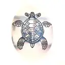 Turtle tattoo design idea