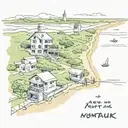 meet me at Montauk tattoo design idea