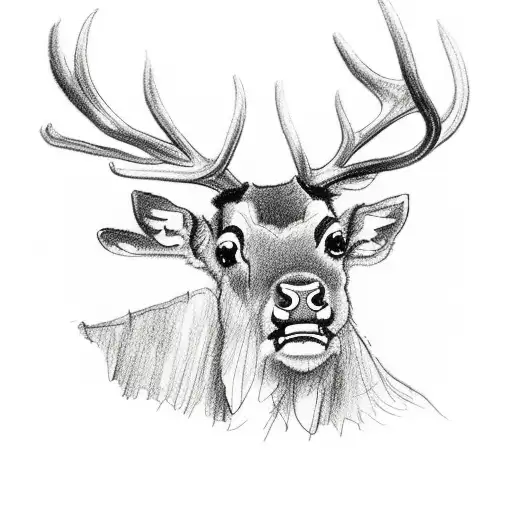 gymnast doing a stag handstand tattoo design idea