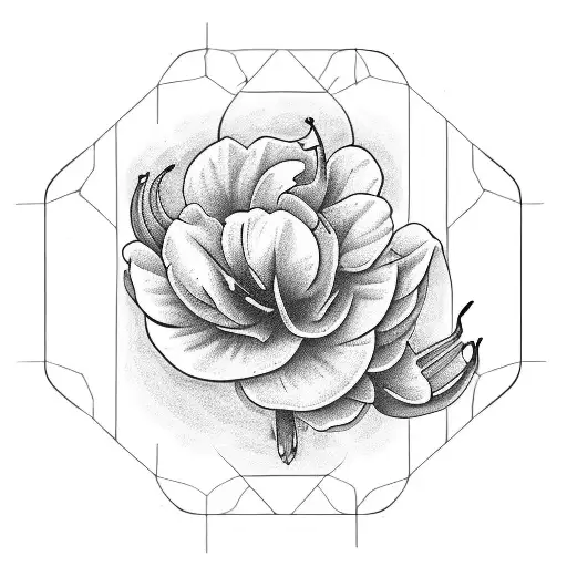 semicolon and freesia tattoo design idea