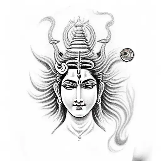 lord shiva  tattoo design idea