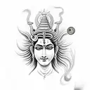 lord shiva  tattoo design idea