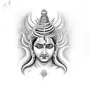 lord shiva  tattoo design idea