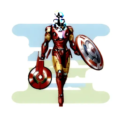 ironman tattoo design idea
