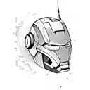 ironman circuit tattoo design idea