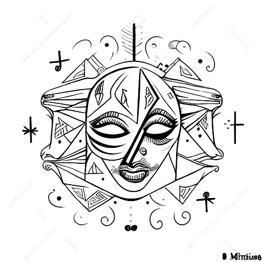 carnival tattoo design idea