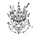 carnival tattoo design idea