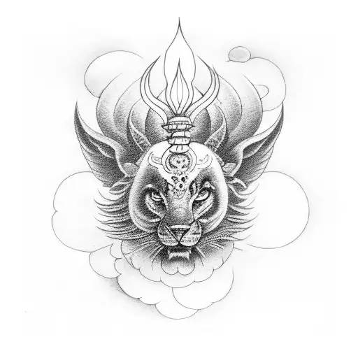 god natraj tattoo design idea