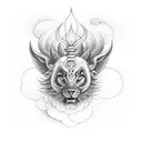 god natraj tattoo design idea