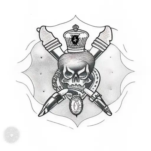 black majesty tattoo design idea