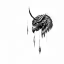 warrior abrams, warrior spells, defense rack tattoo design idea