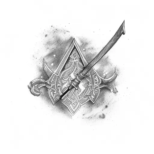 axe tattoo design idea