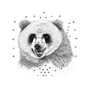 punk bear tattoo design idea
