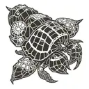 hermit crab minecraft  tattoo design idea