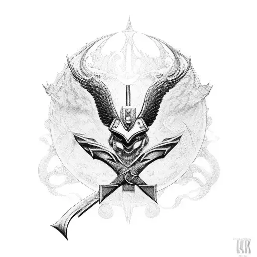 Elden Ring and Valkyrie tattoo design idea