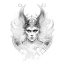 Elden Ring and Valkyrie tattoo design idea