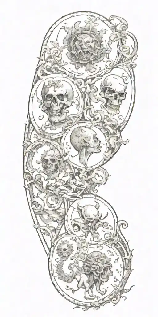 7 deadly sins tattoo design idea