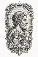 st joseph tattoo design idea