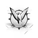 Dove tattoo design idea