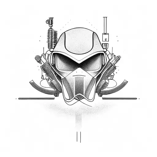  motorcycles, cars, shooting, music, film set building, welding, bright colours tattoo design idea