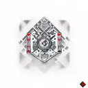 A chess board, which suggests the moves in life tattoo design idea
