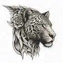 bicep to forearm minimal tattoo tattoo design idea