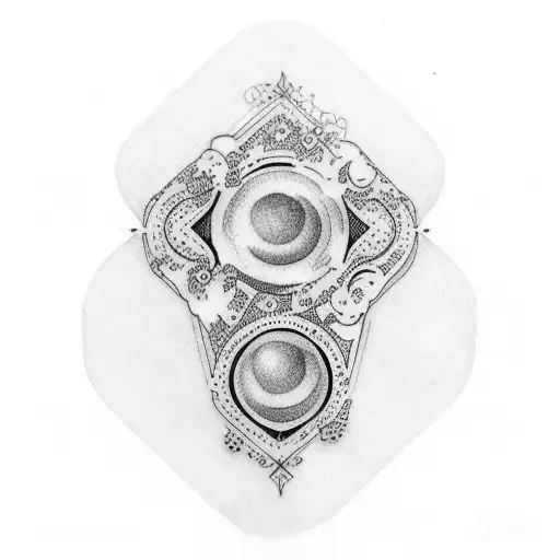 blueberries tattoo design idea