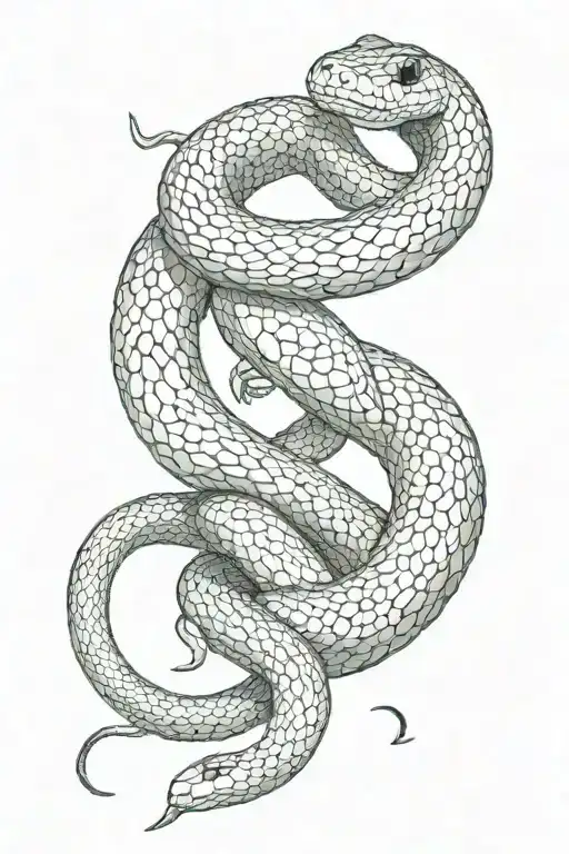 Snake tattoo design idea