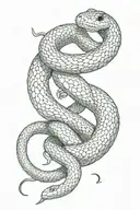 Snake tattoo design idea