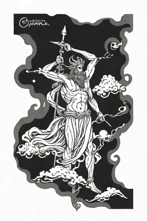 gods Olympus tattoo design idea