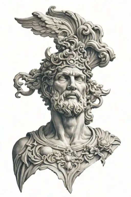 gods Olympus tattoo design idea