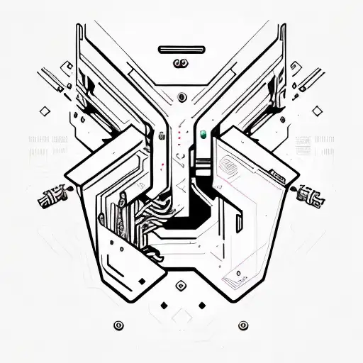 Cyberpunk 2077 tattoo design idea