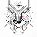 Cyberpunk 2077 tattoo design idea