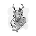 western outlaw tattoo design idea