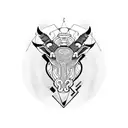 virgo Scorpio and Aries zodiac sign tattoo design idea