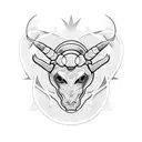 virgo Scorpio and Aries zodiac sign tattoo design idea