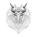 virgo Scorpio and Aries zodiac sign tattoo design idea