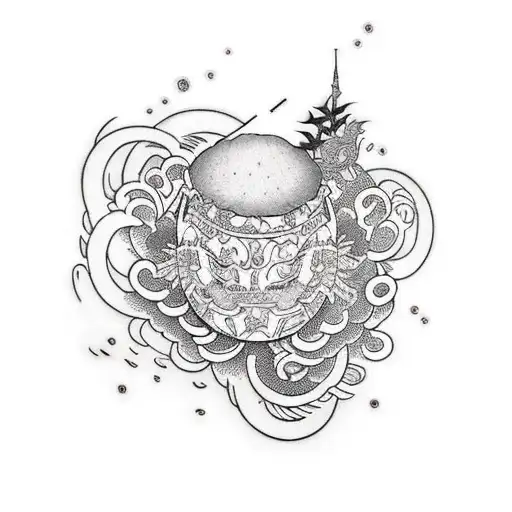 juice wrld tattoo design idea