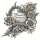 proverbs 3: 15 word verse written tattoo design idea