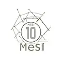 Messi name font with number 10 tattoo design idea