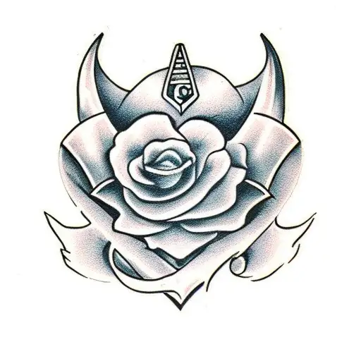 Crying Heart tattoo design idea